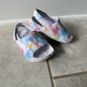 Cat & Jack Multicolor Tie-Dye Kids Sandals